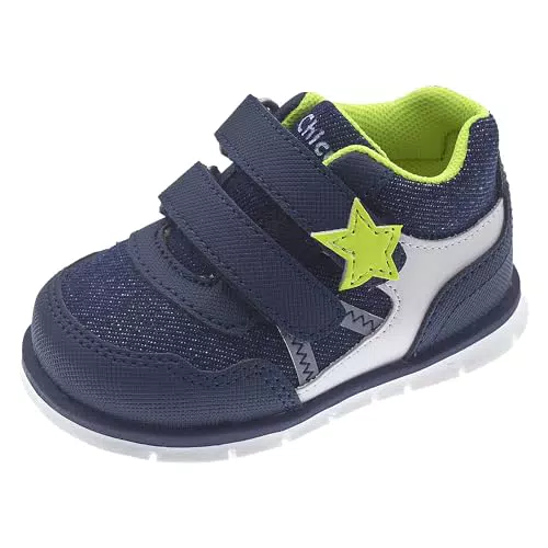 Chicco Sneakers con Doppio Velcro per Bambini e Ragazzi, Confortevoli e Traspiranti