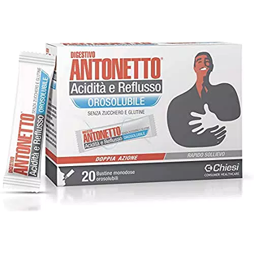 Chiesi Digestivo Antonetto per Acidità e Reflusso - Senza Zucchero e Glutine