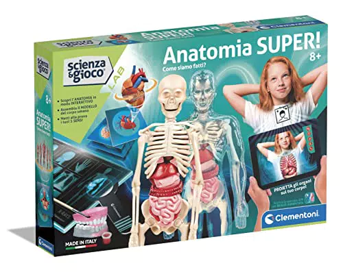 Clementoni Laboratorio di Anatomia - Gioco Scientifico per Bambini 8+