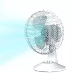 Comfee CFT23PW00A2 Ventilatore da Tavolo Silenzioso con Oscillazione 80°