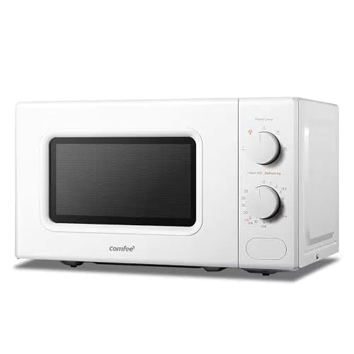 Comfee Forno a Microonde 20L 700W 5 Livelli di Potenza Funzione Scongelamento CM-M202CC