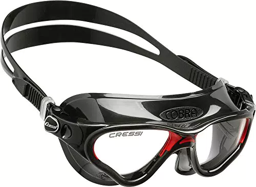 Cressi Cobra Occhialini da Nuoto Unisex per Adulti