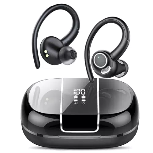 Csasan Cuffie Bluetooth 5.3 Sport con Cancellazione Rumore e Impermeabilità IPX7