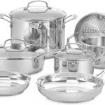 Cuisinart Set di Pentole Classico da Chef in Acciaio - Modello 77-11G