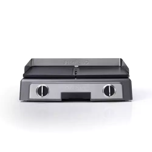 Cuisinart Piastra Elettrica Dual Sided Grill & Griddle con Controllo Temperatura