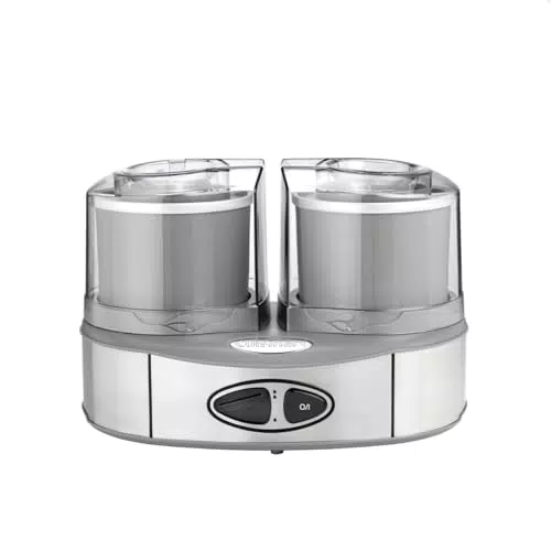 Cuisinart Duo Gelatiera: Prepara 2 Gusti di Gelato e Sorbetto Fatti in Casa