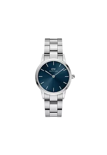 Daniel Wellington Orologio Iconic Link Arctic per Uomo e Donna, DW 36mm Quartz