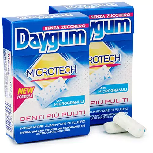 Daygum Microtech Chewing Gum Menta Senza Zucchero e Senza Glutine
