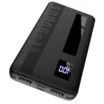 Dbasne Power Bank 10000mAh, Caricatore Portatile 15W con Display LED USB-C