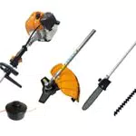 Hotec 4 in 1 Decespugliatore a Scoppio 63CC Tagliarami, Tagliaerba e Tagliasiepi