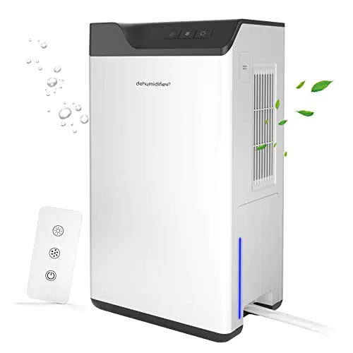 Kitette Deumidificatore Doppio Semiconduttore con Telecomando e Serbatoio 2L