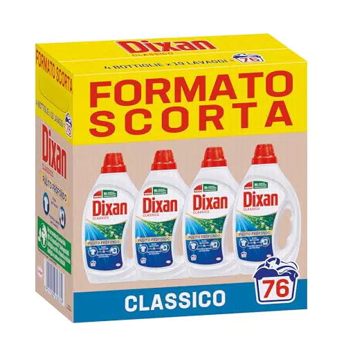 Dixan Liquido Classico Detersivo Lavatrice Formato Scorta