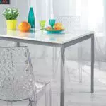 Douceur d'Intérieur Tovaglia in PVC Stampato con Cristalli, Modello 1710465