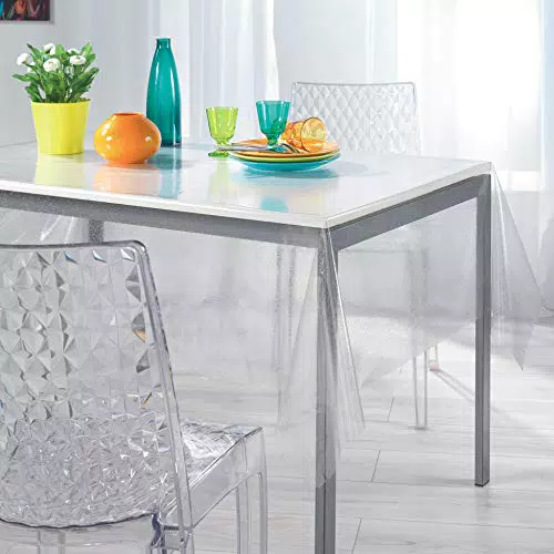 Douceur d'Intérieur Tovaglia in PVC Stampato con Cristalli, Modello 1710465