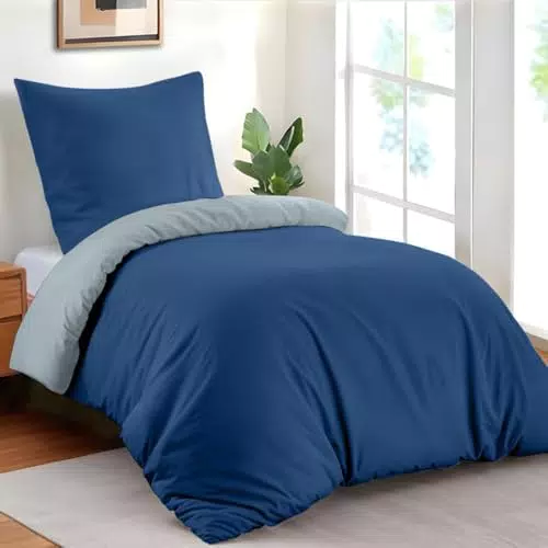Dreamzie Copripiumino Singolo Set Letto 135x200 cm con Federe 50x70 cm