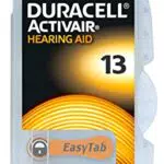 Duracell 13 Batterie per Protesi Acustiche Easy Tab - 10 Pacchi