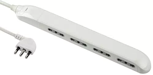Electraline Multipresa Super Slim Salvaspazio 4 Posti Bivalenti 10/16A 1.5M