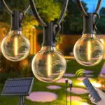 Elegear Catena Luminosa Solare per Esterni con Telecomando e Lampadine G40