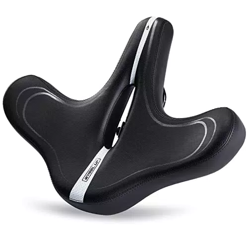 ENJOHOS Sella per Bicicletta Oversize in Memory Foam, Traspirante e Impermeabile