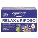 Equilibra Tisana Relax e Riposo con Camomilla, Passiflora e Valeriana