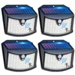 Faretto LED Solare da Esterno con Sensore di Movimento, Impermeabile IP65