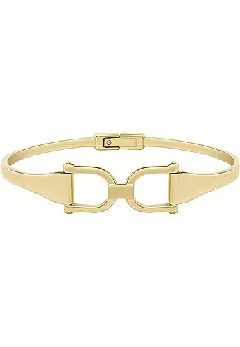 Fossil Bracciale D-Link Heritage da donna in acciaio inossidabile