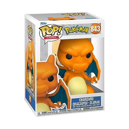 Funko Pop! Games: Pokemon - Charizard - Figura in Vinile da Collezione - Idea Regalo - Merchandising Ufficiale - Giocattoli per Bambini e Adulti - Video Games Fans - per i Collezionisti