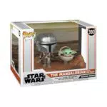 Funko Pop! Moment: The Mandalorian e Grogu - Figura in Vinile da Collezione