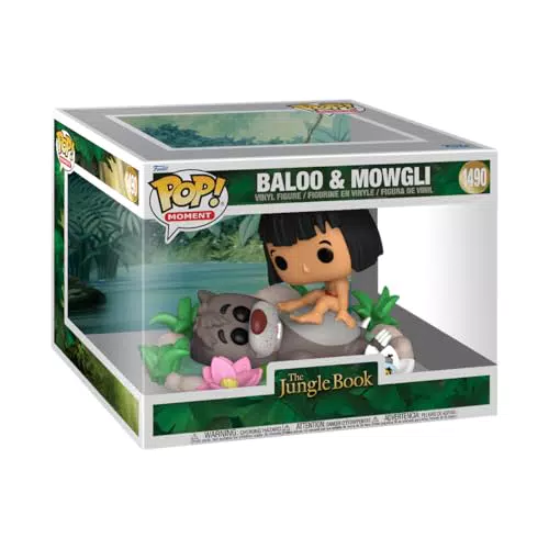Funko Pop! Moment Baloo Bear & Mowgli - Figura da Collezione Jungle Book