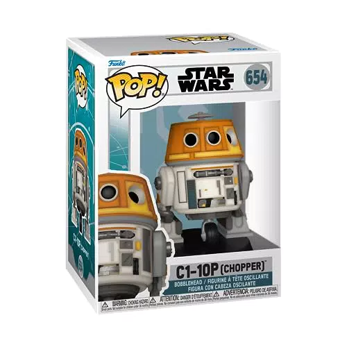 Funko Pop! Star Wars Ahsoka - Figura in Vinile Chopper - Merchandising Ufficiale