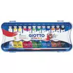 Giotto Extra Fine - Astuccio Tempere Extra Fine in Tubetto con Pennello