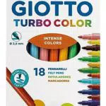 Giotto Turbo Color Pennarelli Punta Fine Ricambio Astuccio