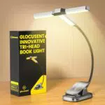 Glocusent Lampada da Lettura Innovativa con Timer e 5 Livelli di Luminosità