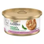Gourmet Nature's Creations Umido per Gatti con Tonnetto Naturale e Pesce Bianco