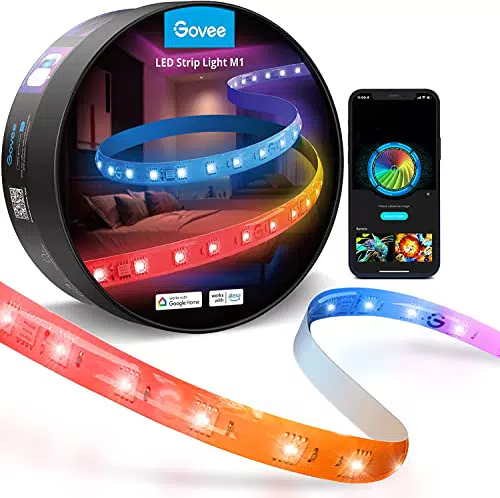 Govee Striscia LED RGBIC M1 Dimmerabile WiFi Bluetooth per Camera da Letto