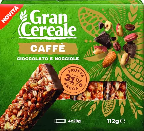 Gran Cereale Barrette di Frutta Secca al Caffè e Cioccolato Fondente