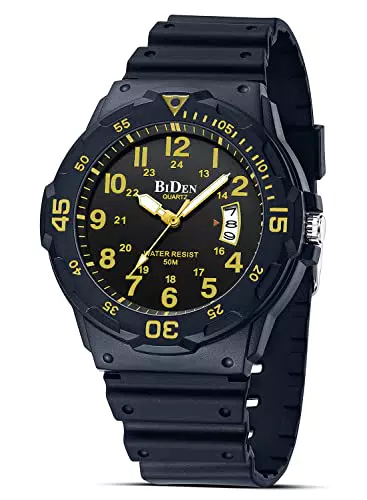 HANPOSH Orologio Uomo Giapponese Analogico Al Quarzo