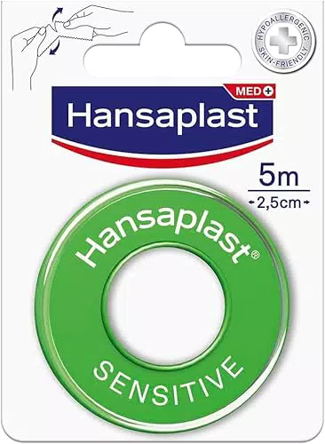 Hansaplast Cerotto Ipoallergenico su Rocchetto per Fissaggio Bende e Compresse