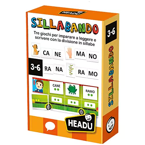 Headu Sillabando - Gioco Educativo per Imparare a Leggere e Scrivere 3-6 Anni