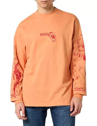 HUGO Dequaliom T-Shirt - Moda Uomo Elegante e Versatile
