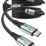 INIU Cavo USB C a USB C 240W PD3.0 Ricarica Rapida per iPhone 15, MacBook, Samsung Galaxy