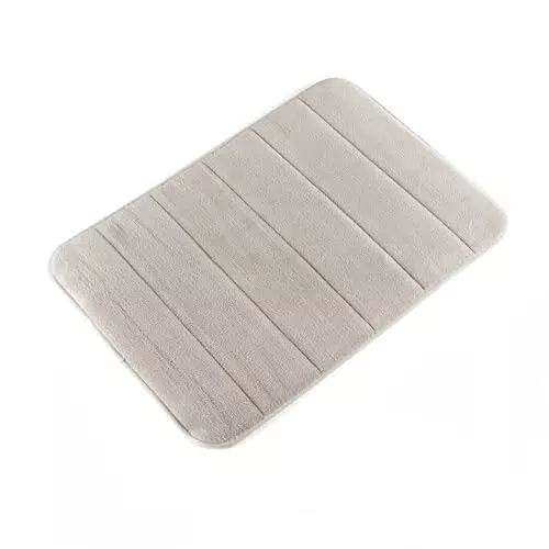 InnovaGoods Tappeto Bagno Memory Foam Antiscivolo Superassorbente Design Elegante