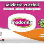 Inodorina Salviette Funzionali per Cuccioli con Sostanze Naturali Bio