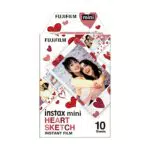 Instax Mini Film Bordo Cuori - Pellicola per Fotocamere Instantanee