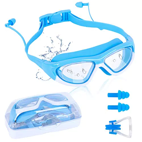 Jodsen Occhialini da Nuoto per Bambini con Antiappannamento e Protezione UV