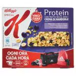 Kellogg's Barrette Frutta Secca e Crema di Mandorle - Snack Energetico Naturale