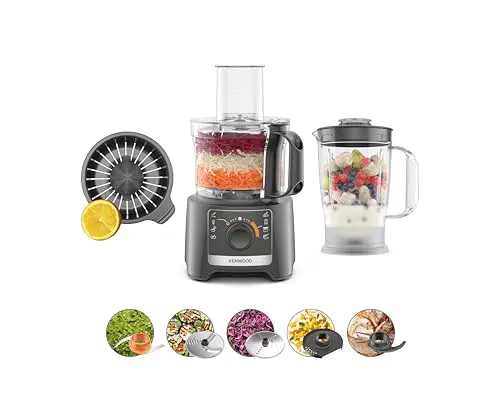 Kenwood MultiPro Compact FDP31.360GY - Robot da Cucina Multifunzione 800W