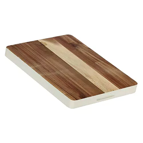 La Porcellana Bianca Tagliere in Legno Libeccio 35,6x28x3 cm