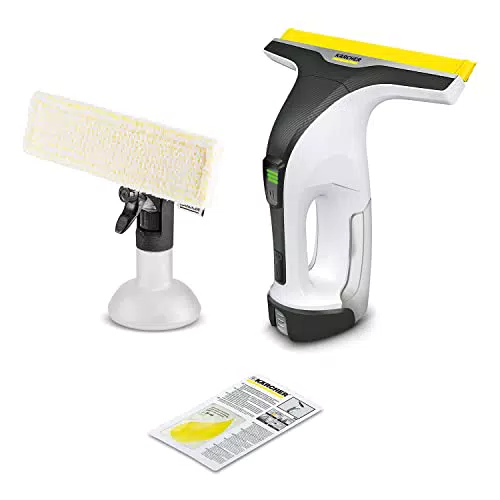 Kärcher Lavavetri WV 4-4 Plus con Batteria, Serbatoio 150ml e Display LED