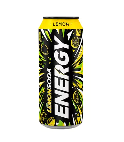 Lemonsoda Energy Drink al Limone con Succo di Limoni Siciliani e Vitamine